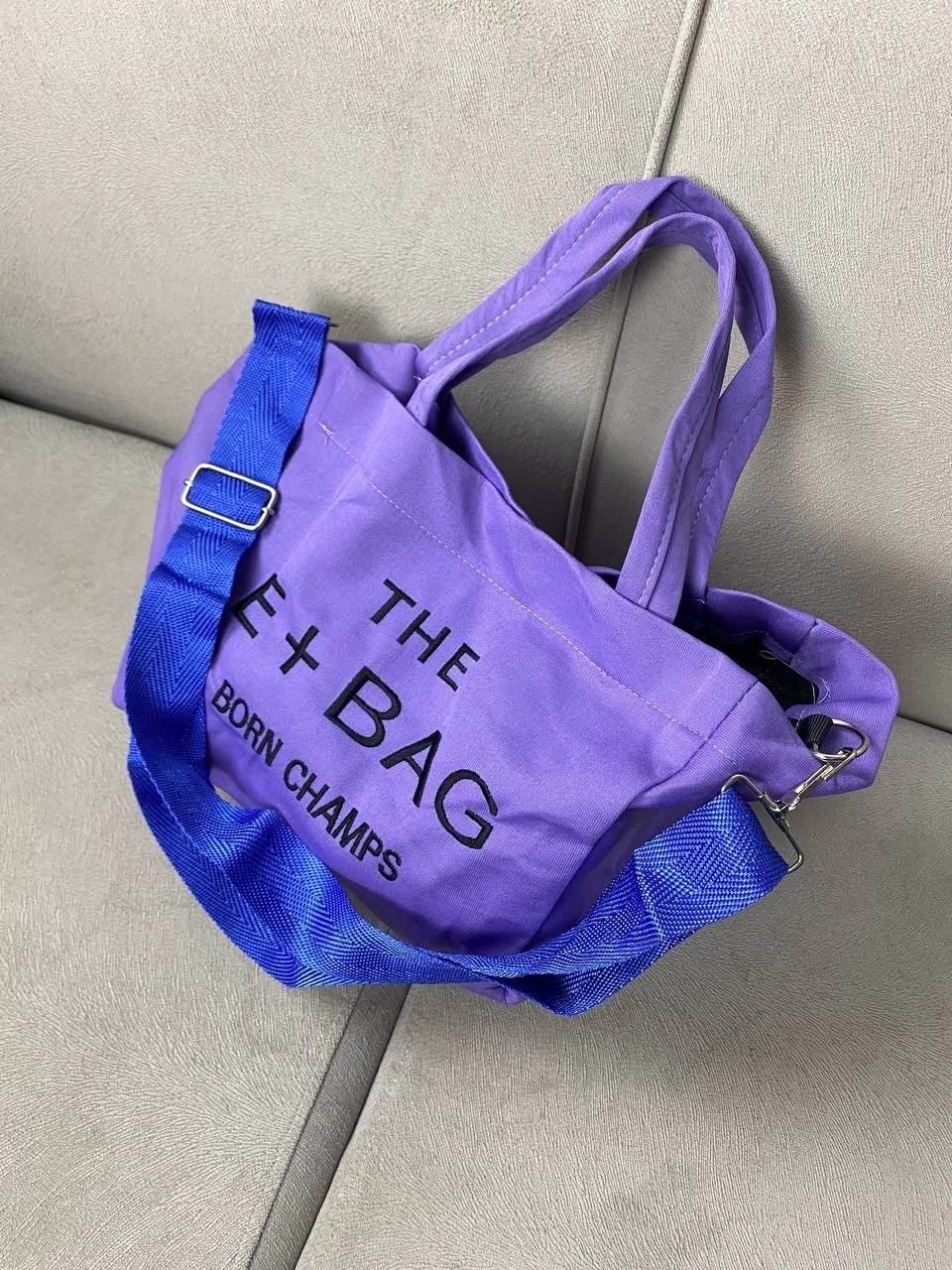 Mor Renk Kumaş Çapraz Kol Çanta