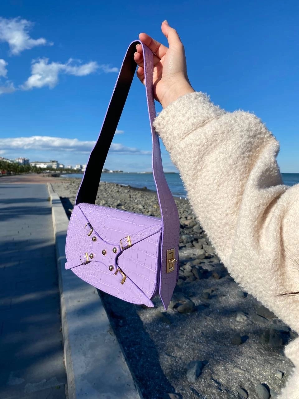 Mor Renk Manc Kol Çanta