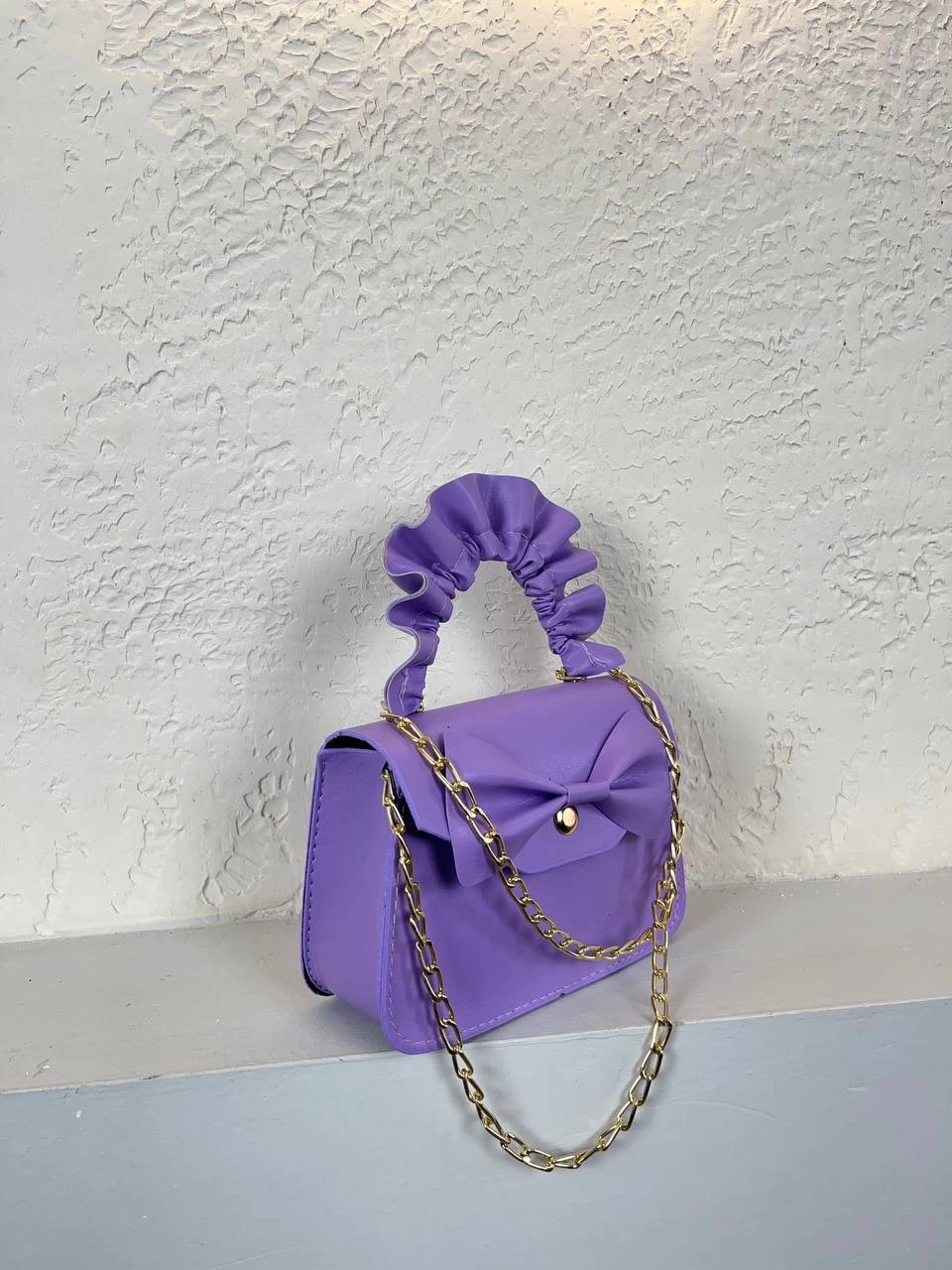 Mor Renk Papyon Mini Çanta CB2760