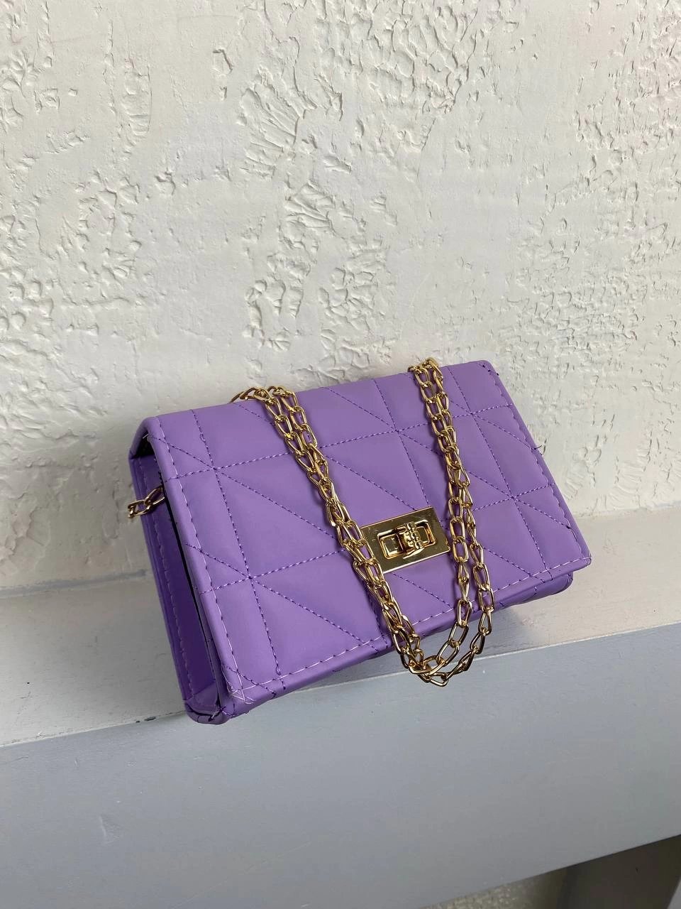 Mor Renk Yeni Sezon Zincirli Çanta