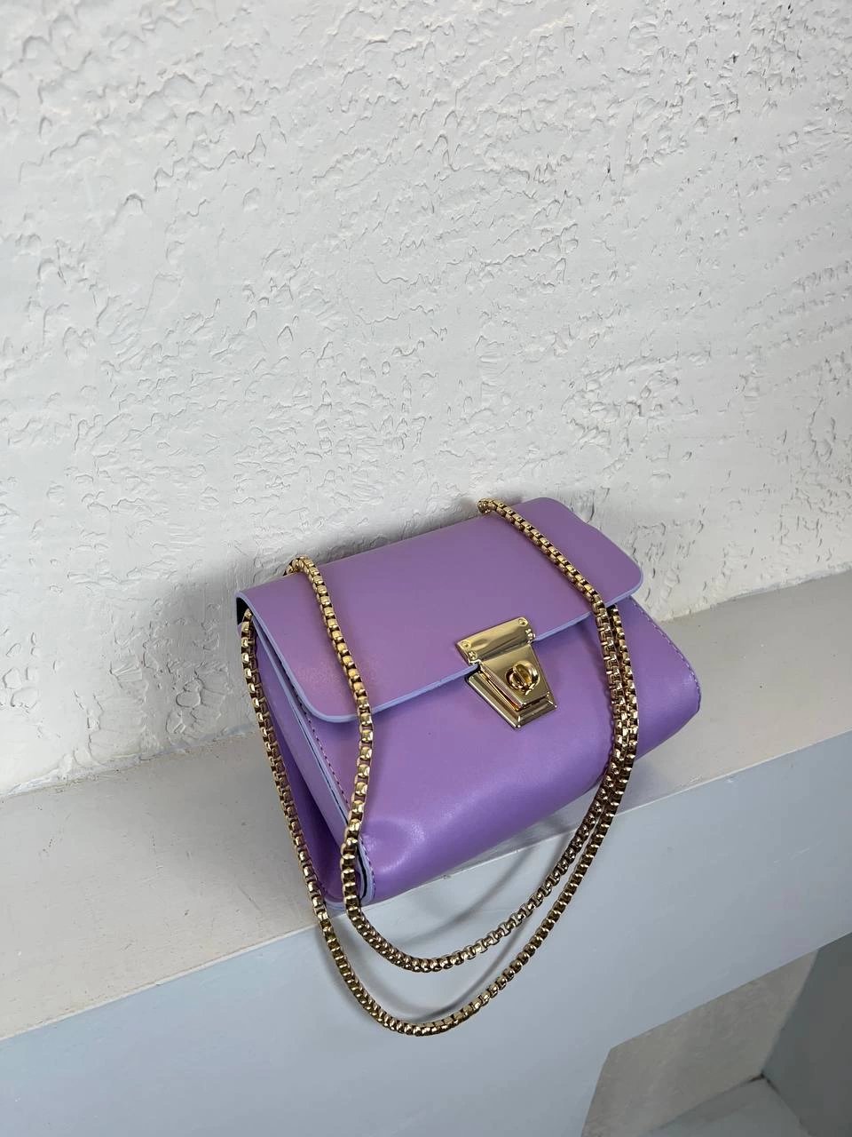 Mor Renk Zincirli Kalıp Çanta CB3674