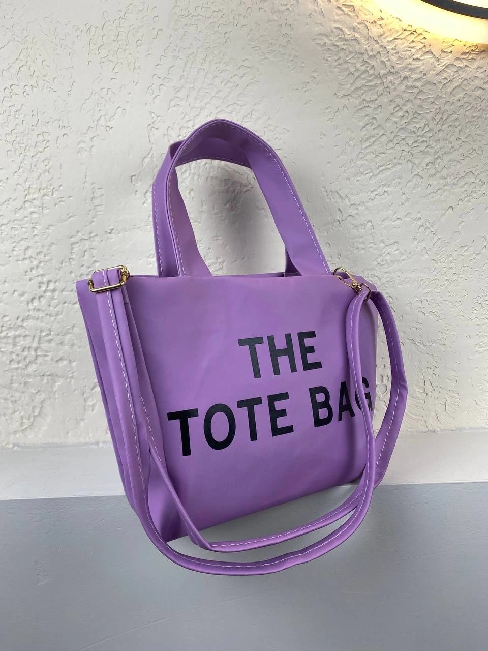 Mor Tote Bag Kol Çanta