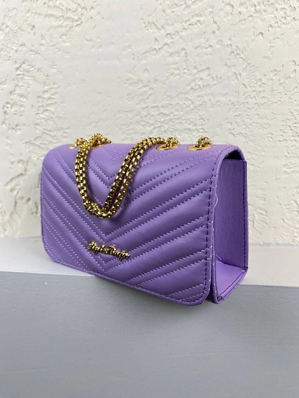 Mor Zincirli Kalite Çanta