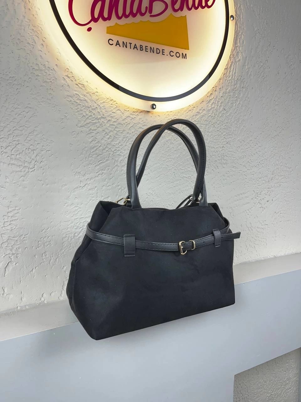 Nubuk Siyah Renk Kalite Çanta CB2036