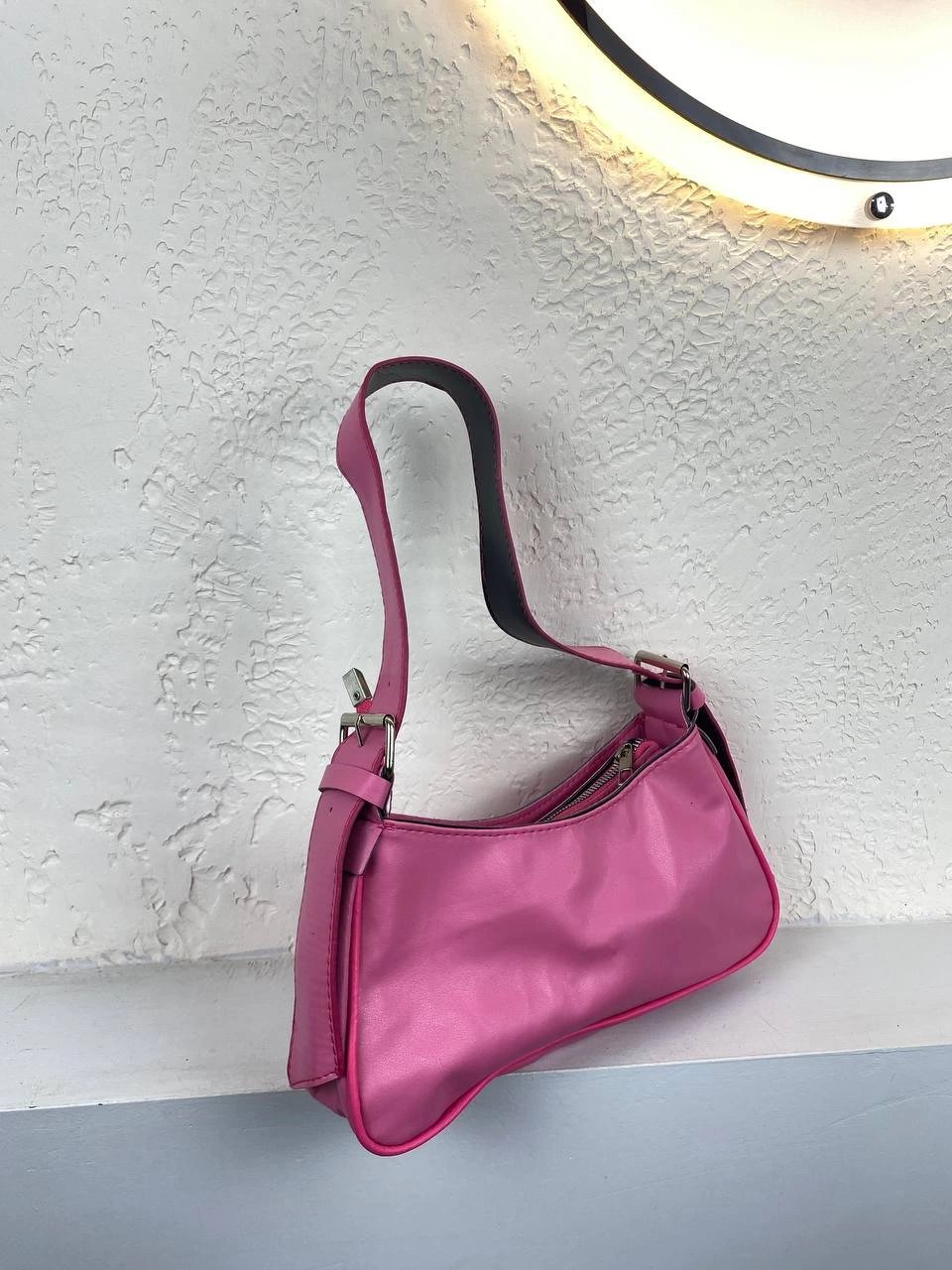 Pembe Yumuşak Baget Çanta CB8250