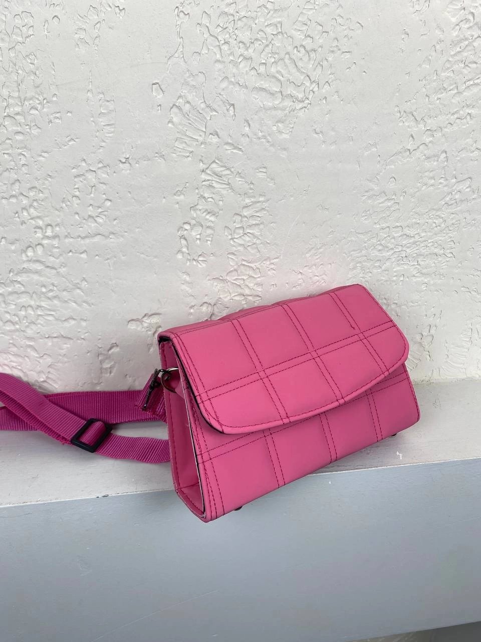 Pembe Kapitone Çanta 2024