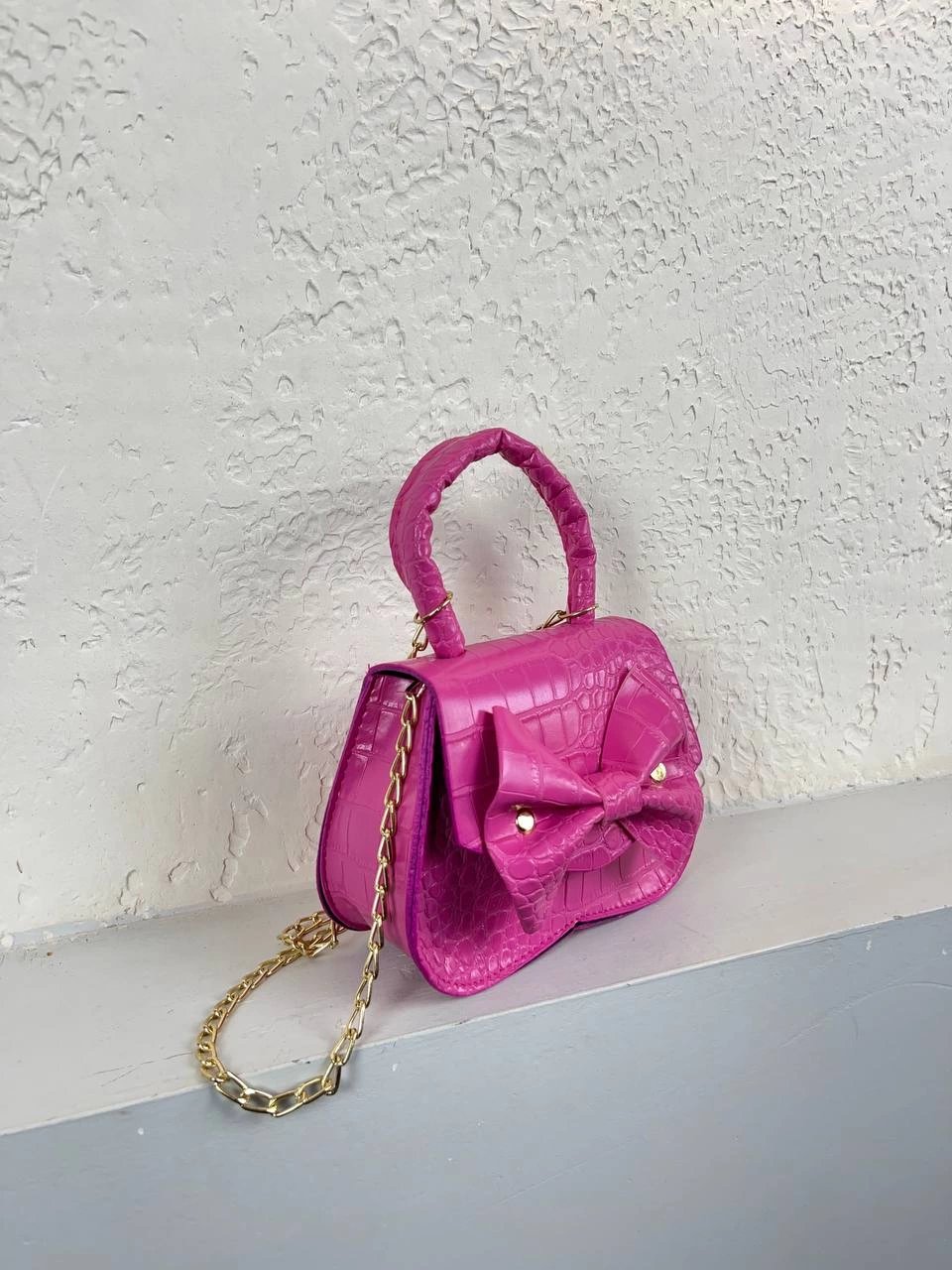 Pembe PAPYON YENİ Zincirli Çanta CB4193