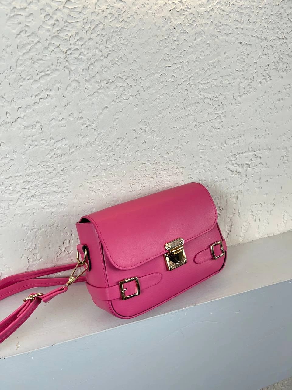 Pembe Renk Yandan Kemerli YENİ Çanta CB8514