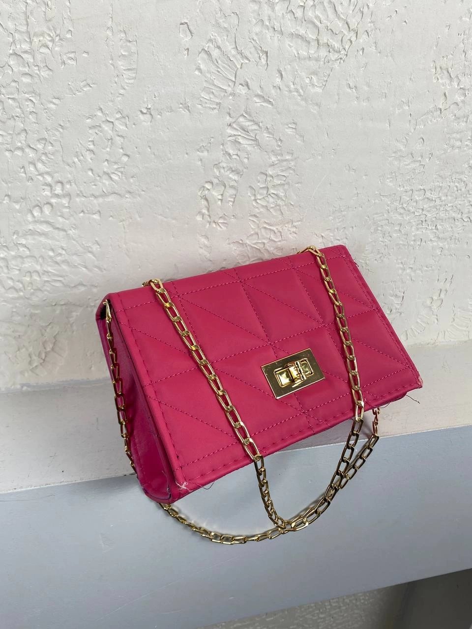 Pembe Renk Yeni Sezon Zincirli Çanta