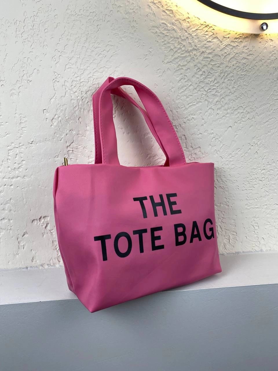 Pembe Tote Bag Kol Çanta