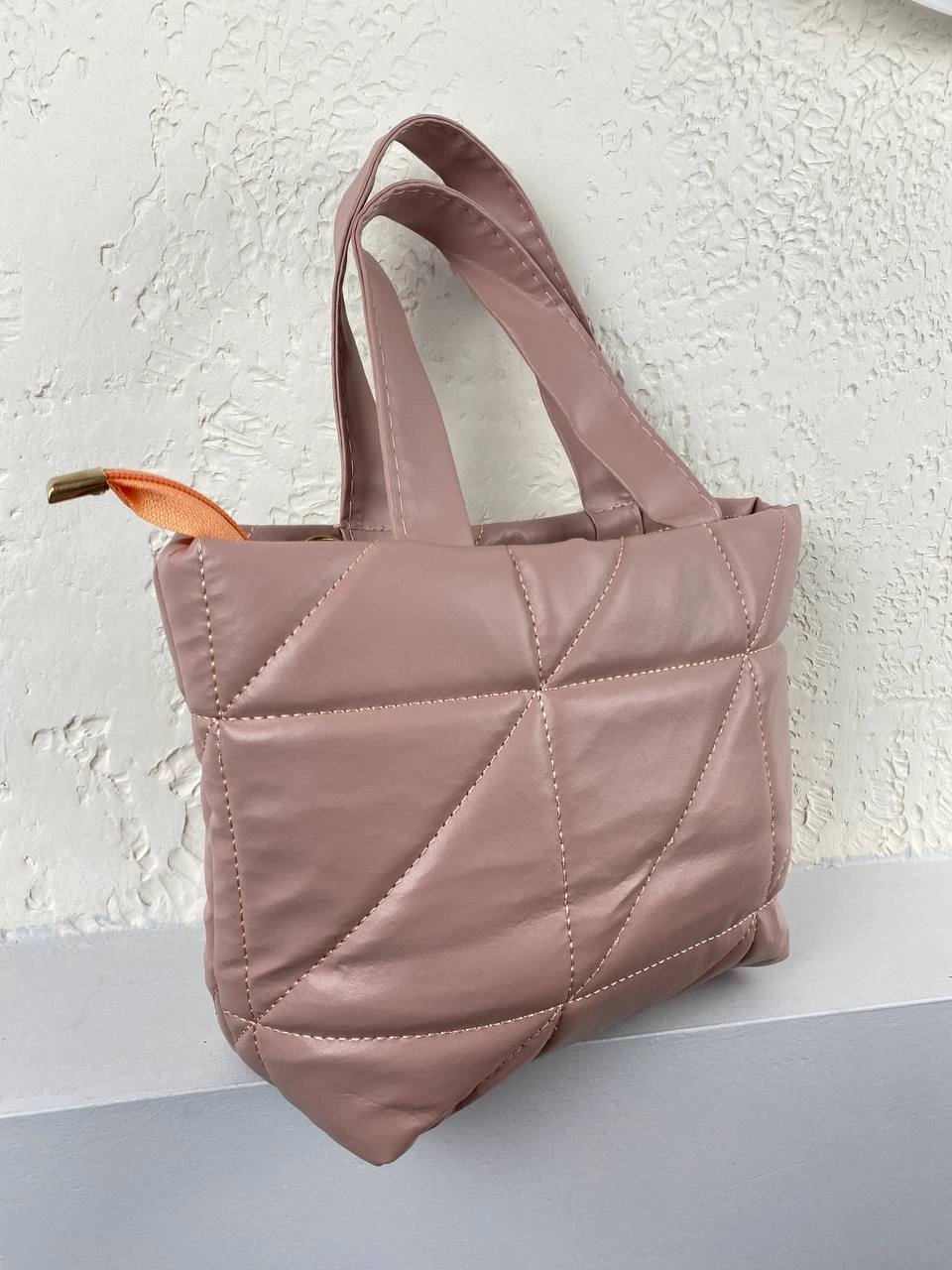 Pudra Kapitone Kol Çanta