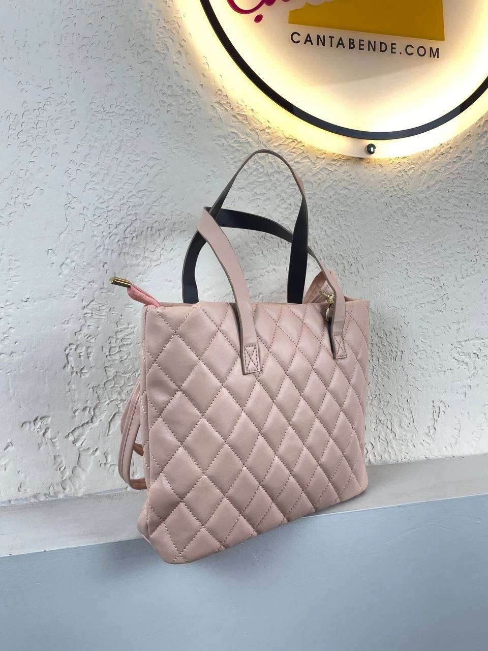 Pudra Kapitone Kol Çanta CB2024