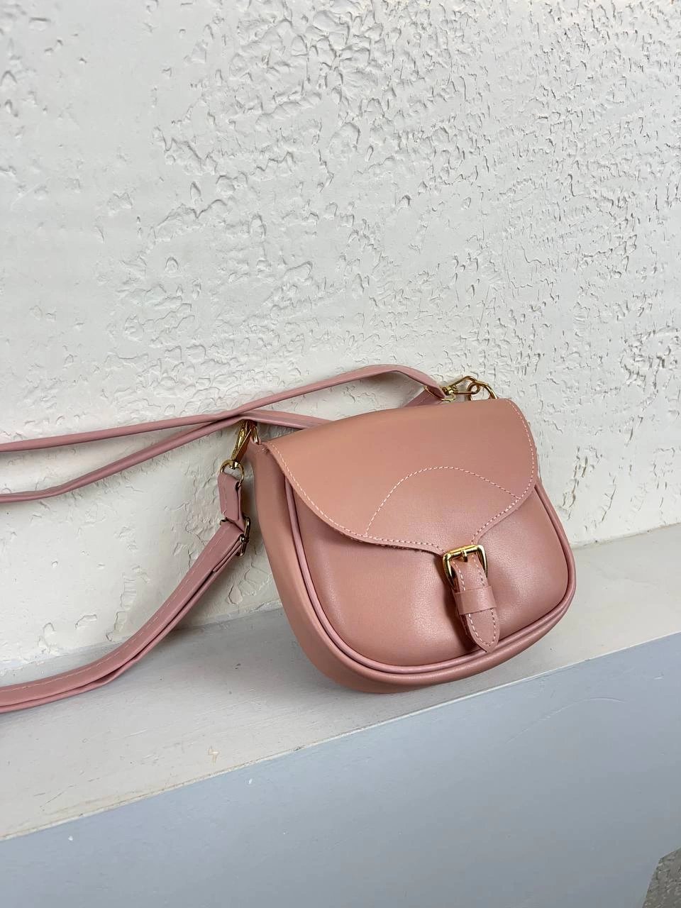 Pudra Renk Mini Çanta