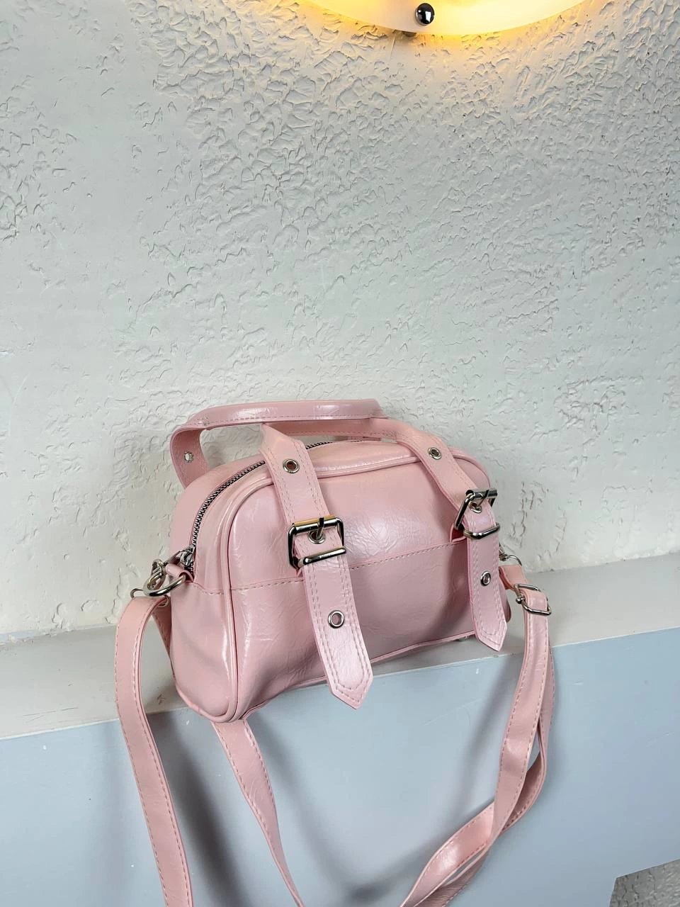 Pudra Renk YENİ KALİTE Çanta ÖN KEMERLİ CB9812