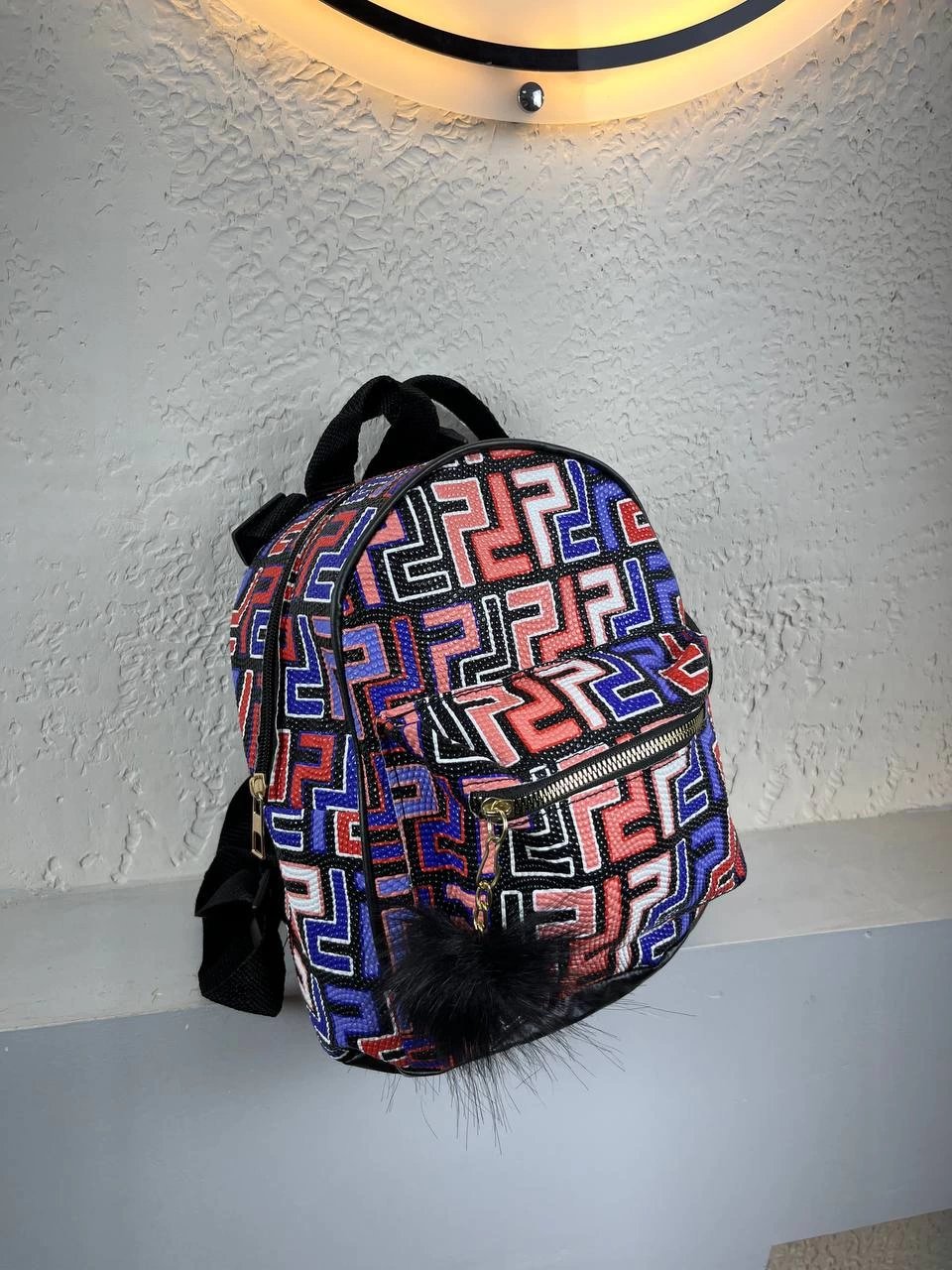 Renkli Renk Orta Boy Sırt Çanta