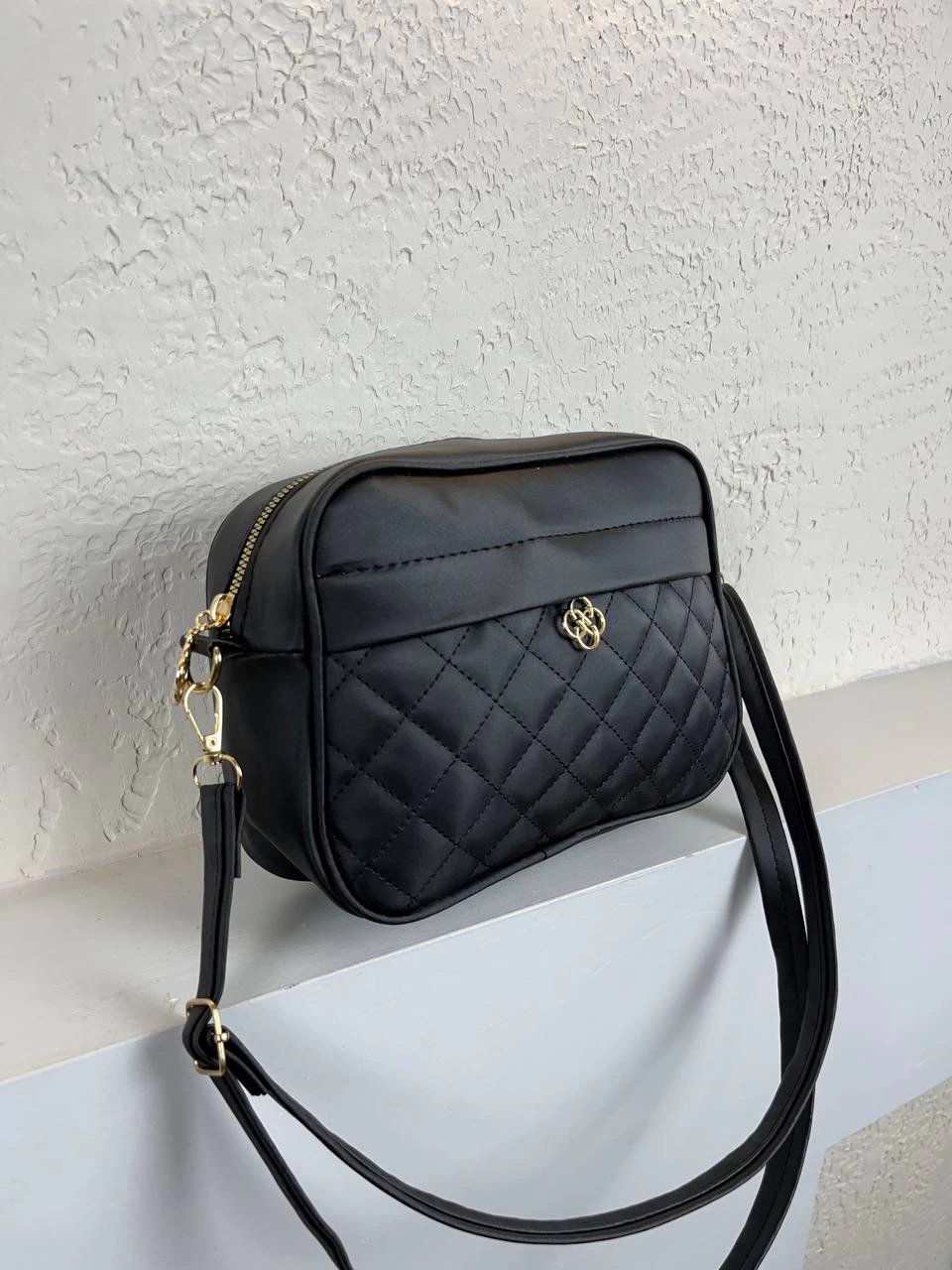 Siyah 2 Bölme Kapitone 2025 Çanta CB7309