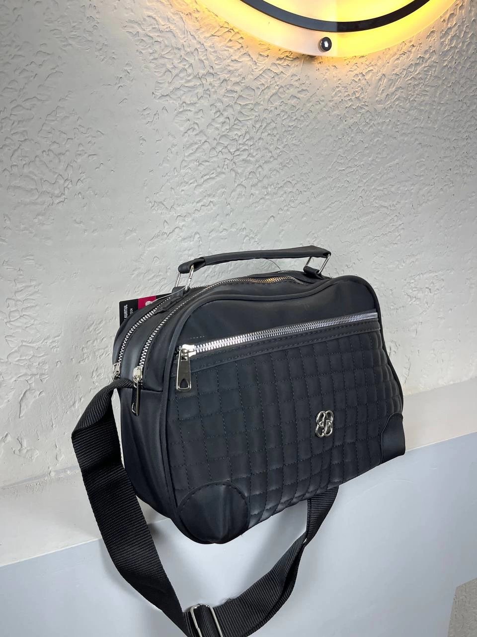 Siyah 4 Bölme Kalite Çanta CB4193