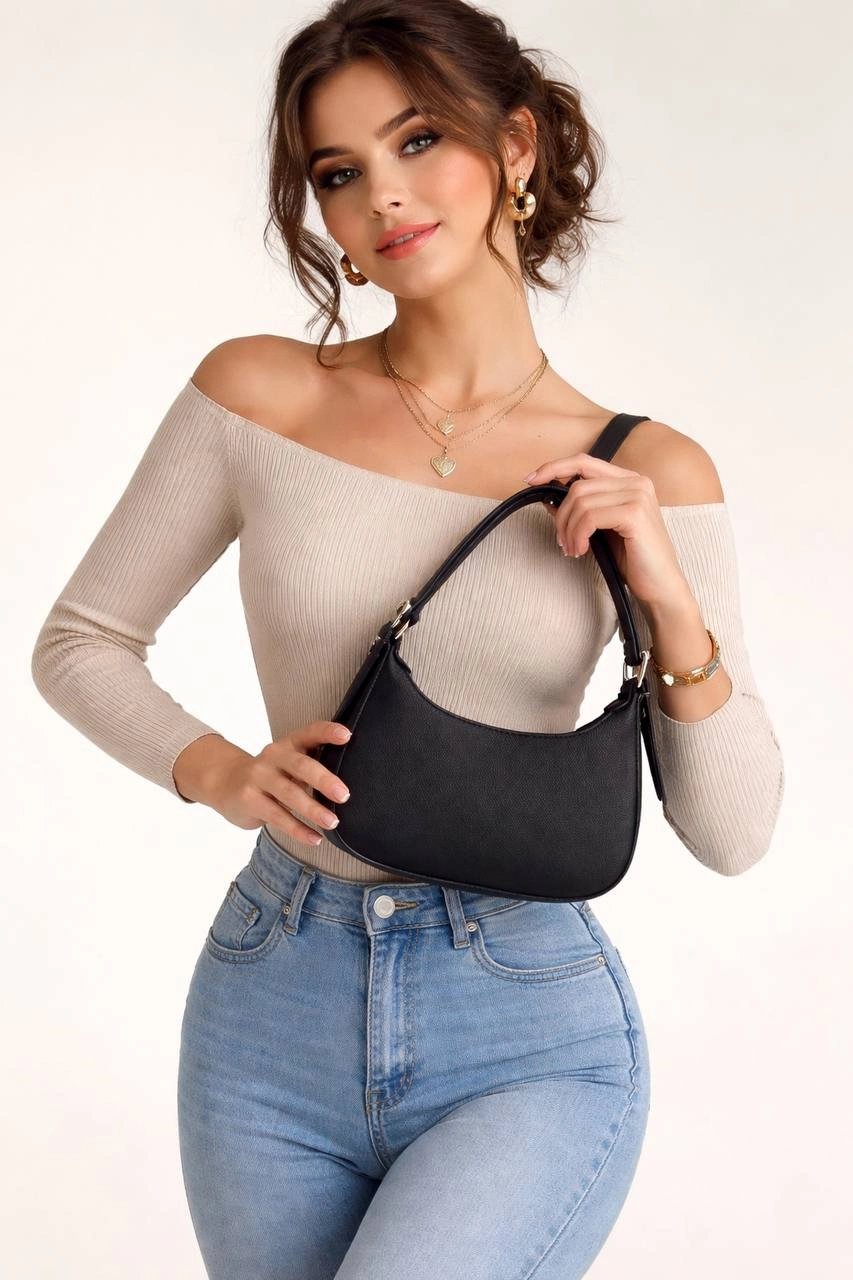 Siyah Düz Renk Yeni Kalite BAGET CB41314