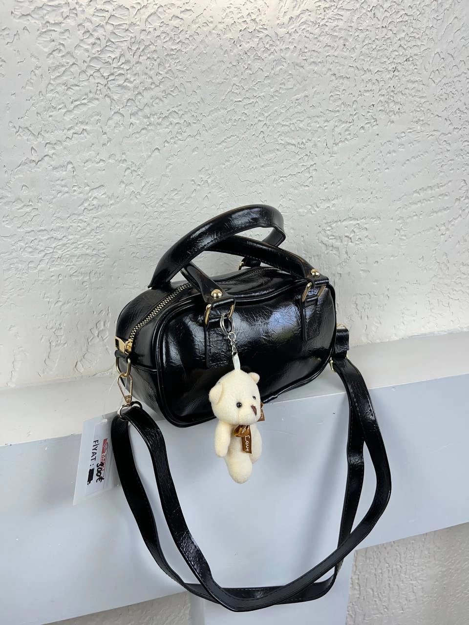 Siyah Kalite AYICIKLI Çanta CB0137