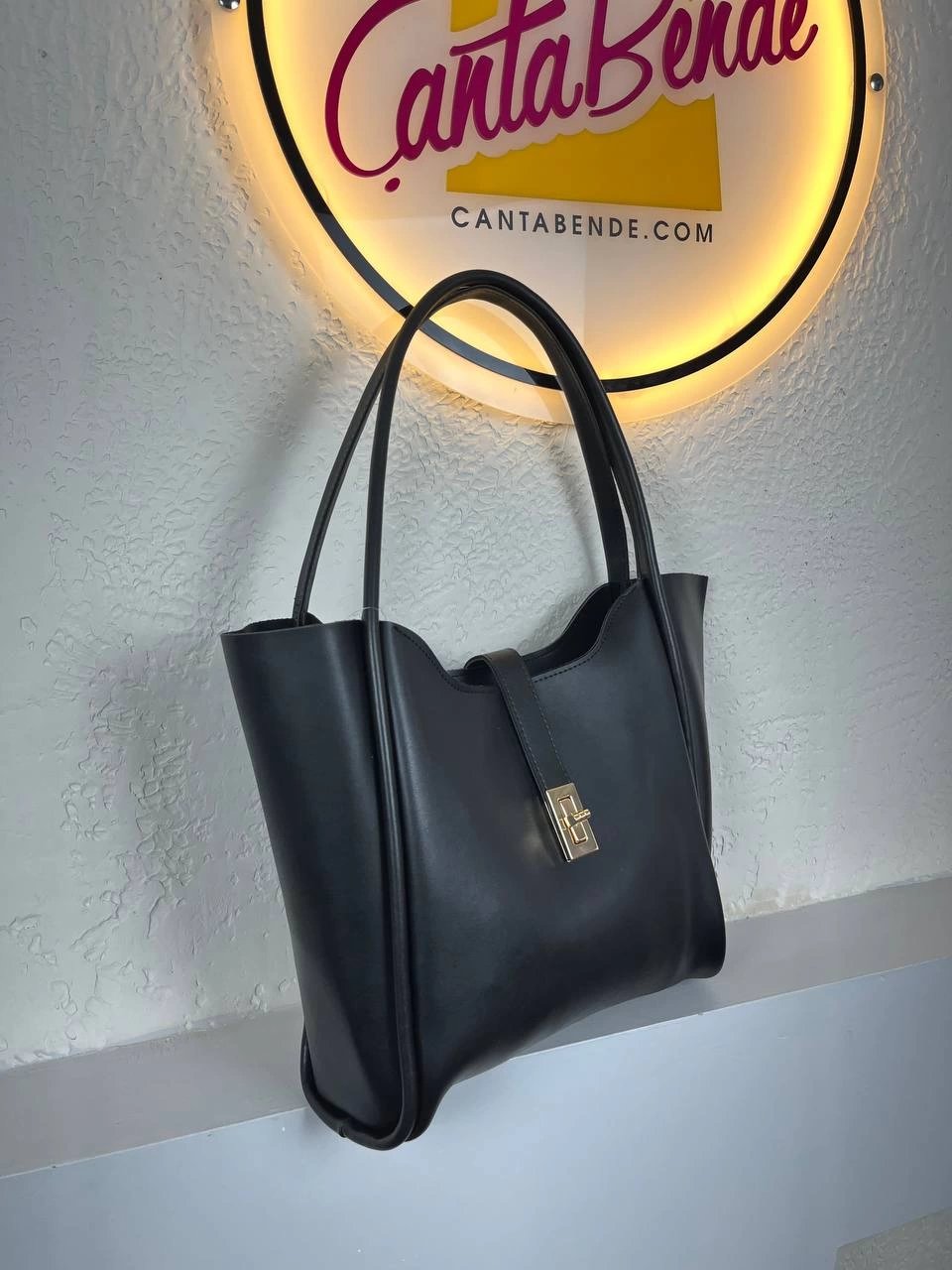 Siyah Kalite Deri Kol Çanta CB3209