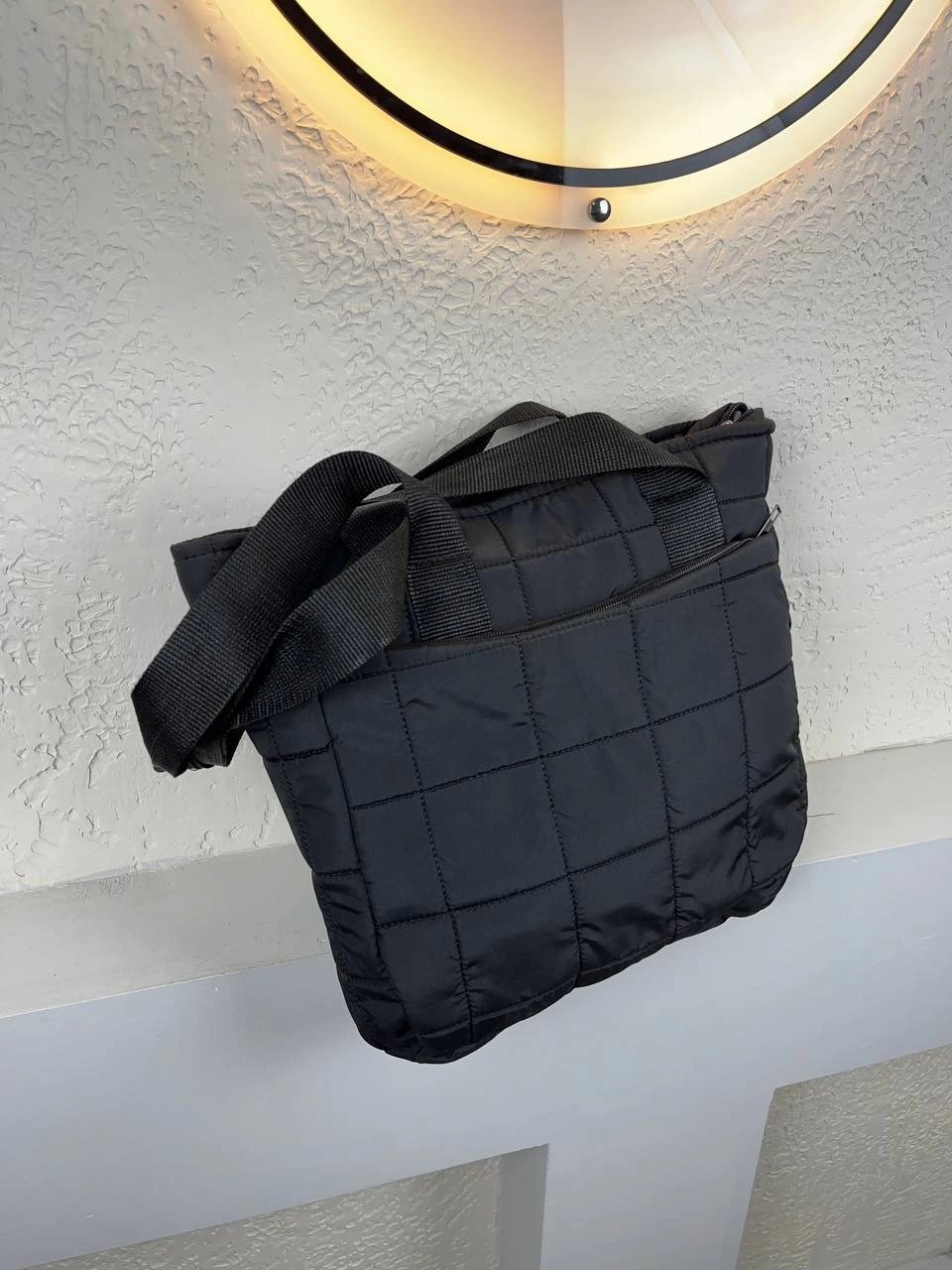 Siyah Kampanya Paraşüt Büyük Boy Kol Çanta CB3663