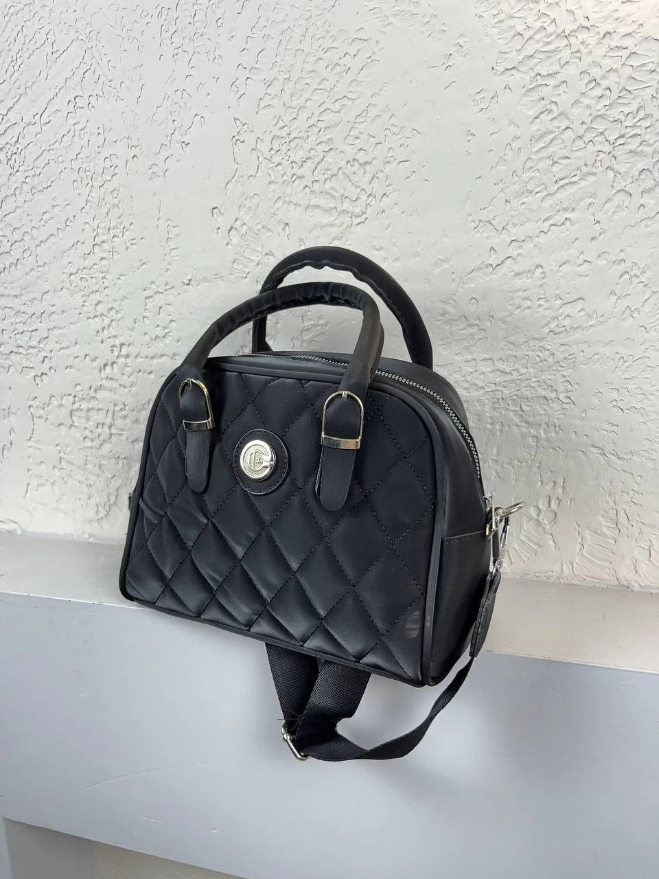 Siyah Kapitone Kalite Çanta CB3567