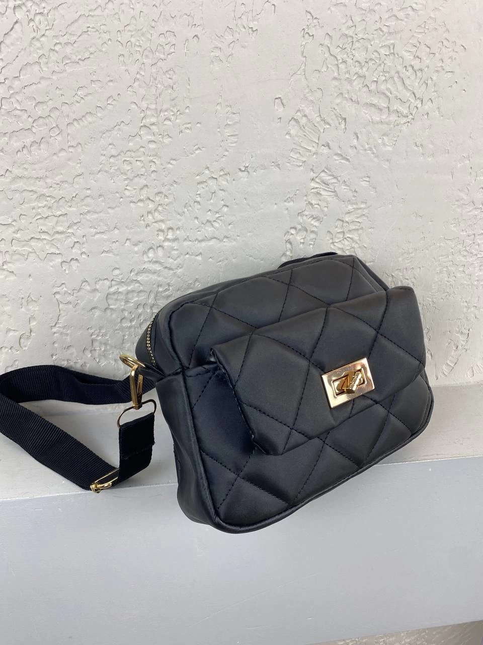 Siyah Kapitone Kampanyalı Çanta CB26613