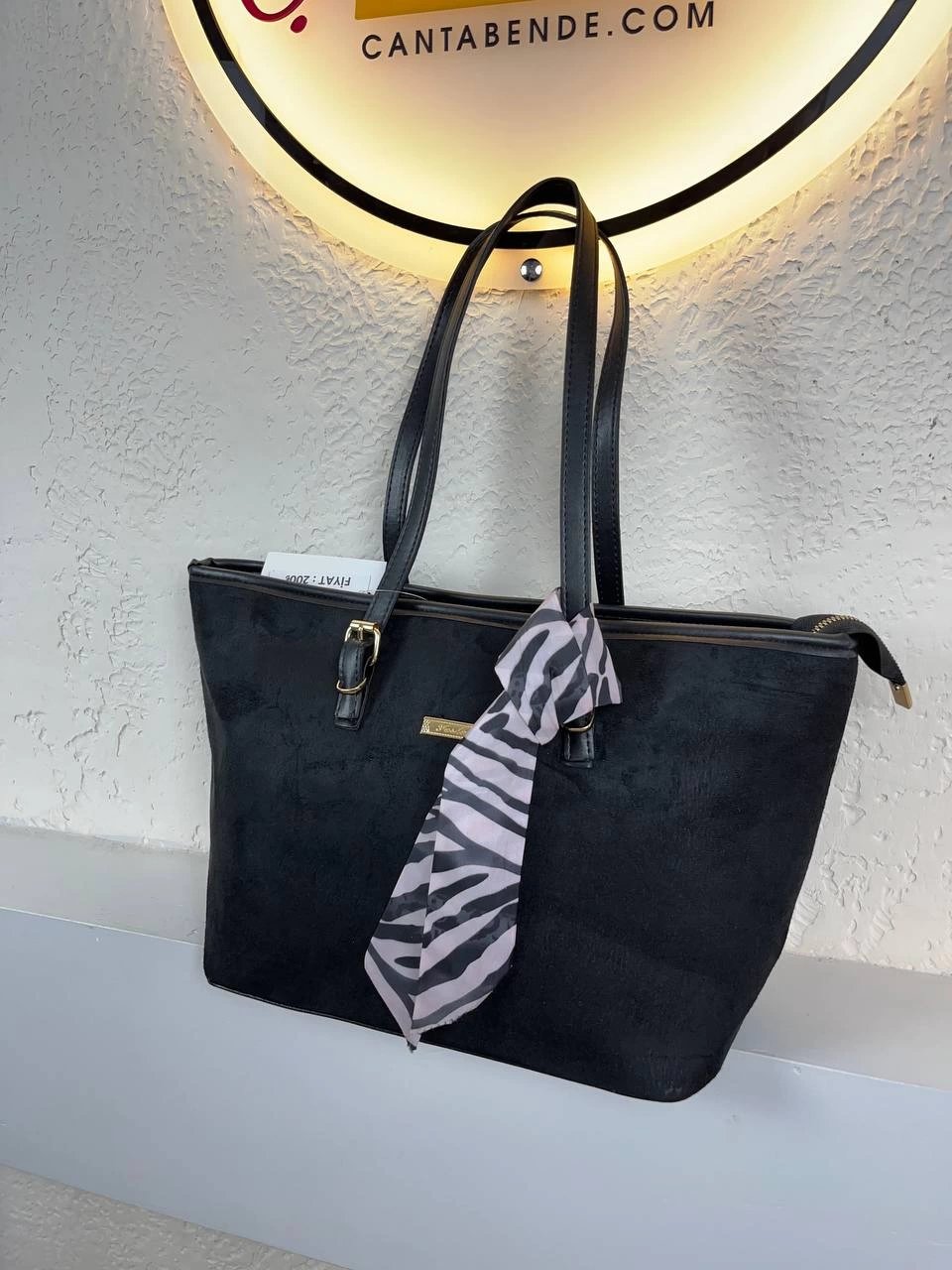 Siyah Nubuk Kalite Kol Çanta CB2031