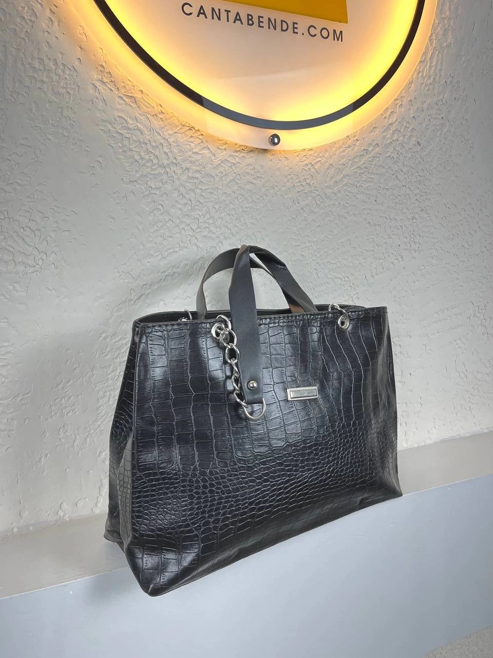 Siyah Renk 2 Bölme Astarlı Kol Çanta CB0033