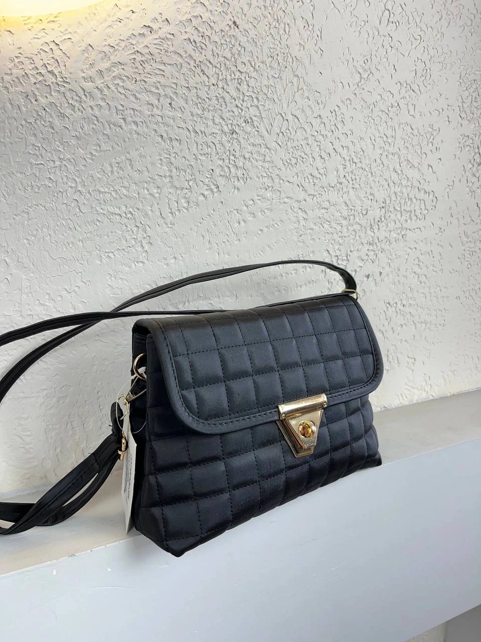 Siyah Renk 2 Bölme Kapitone Çanta CB89114