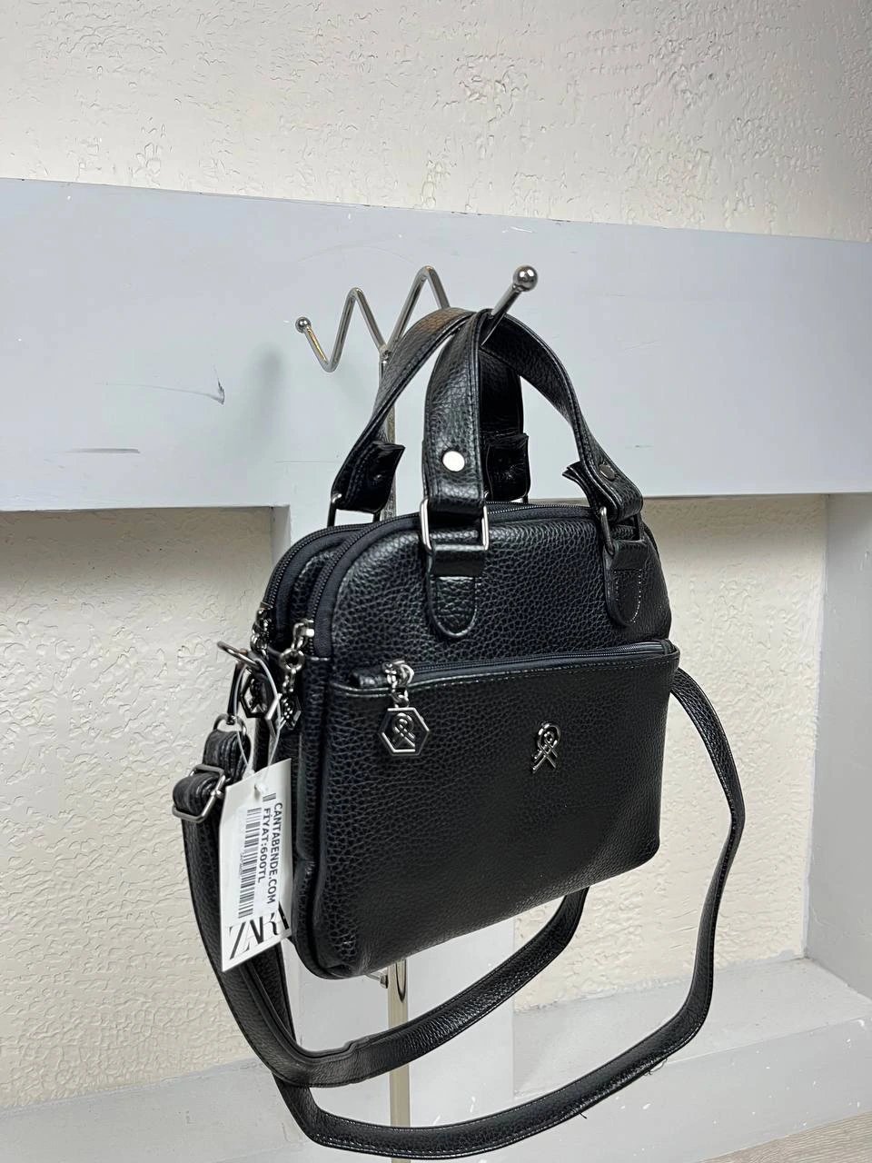 Siyah Renk 3 Bölme HB Çanta CB0131