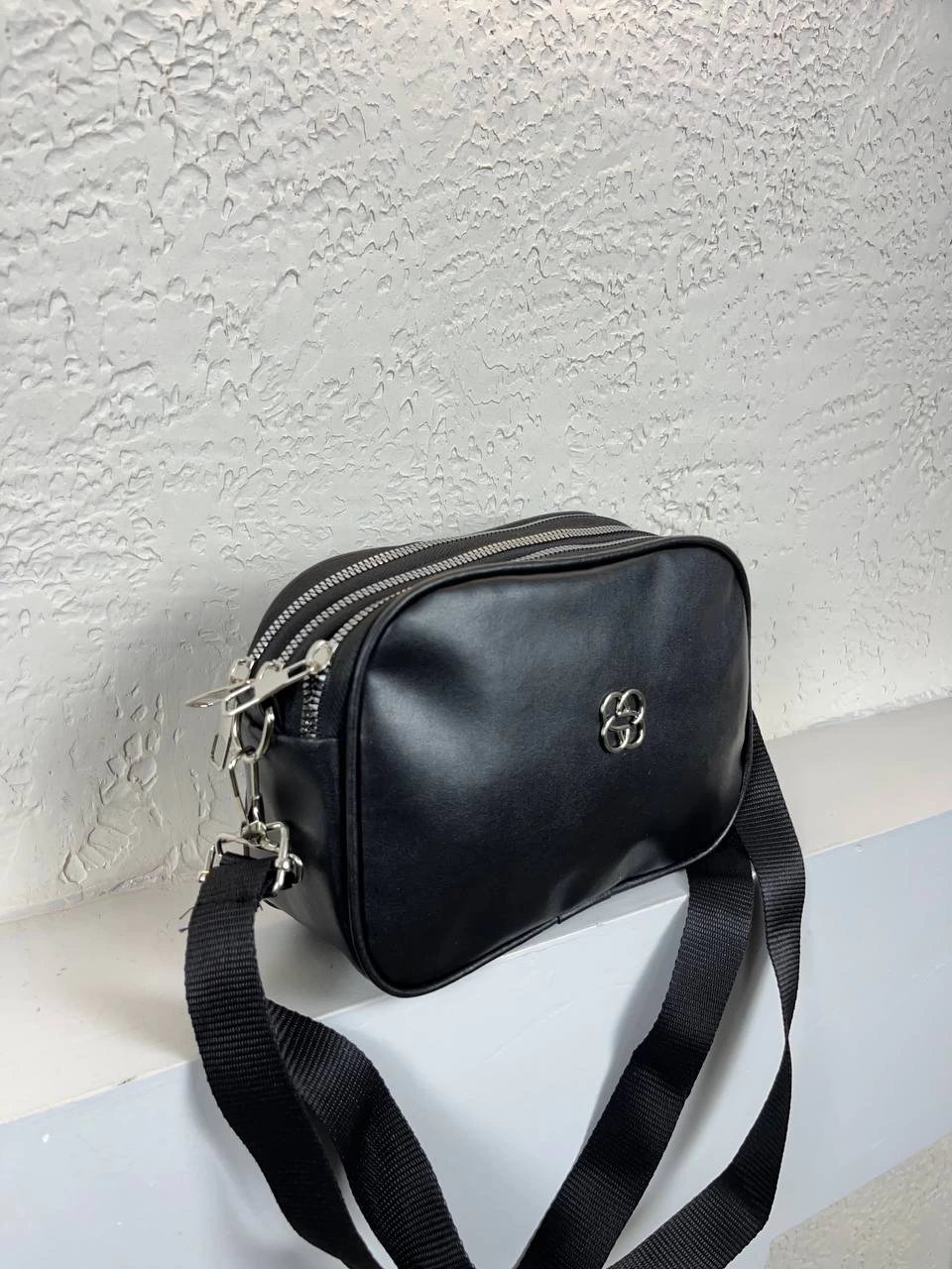 Siyah Renk 3 Bölme Kalite Çanta CB6370