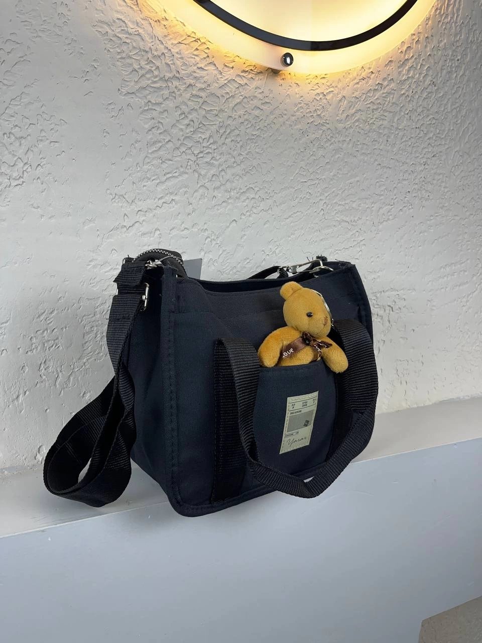 Siyah Renk Ayıcıklı Çanta CB6372