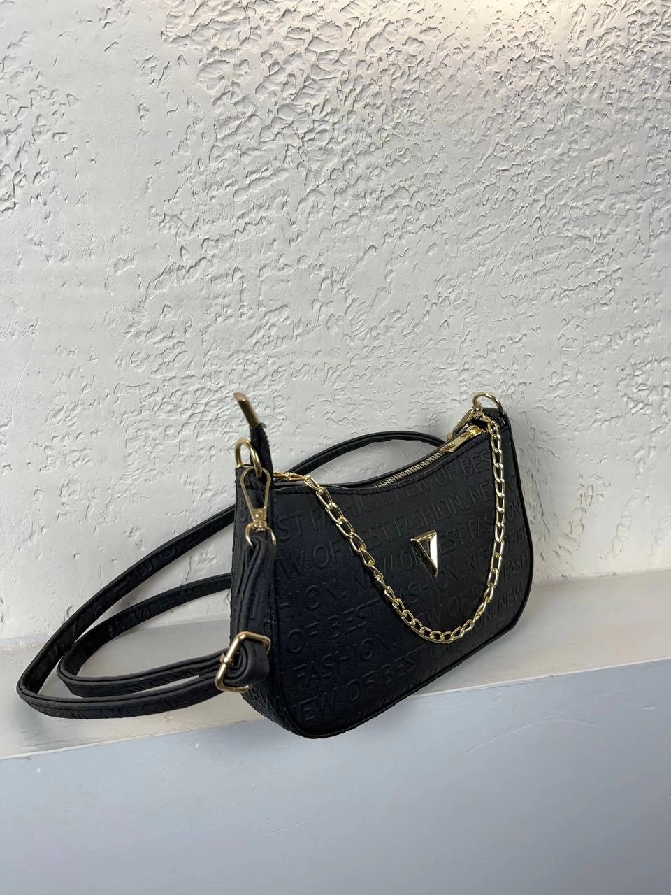 Siyah Renk Baget Çapraz Çanta CB5201