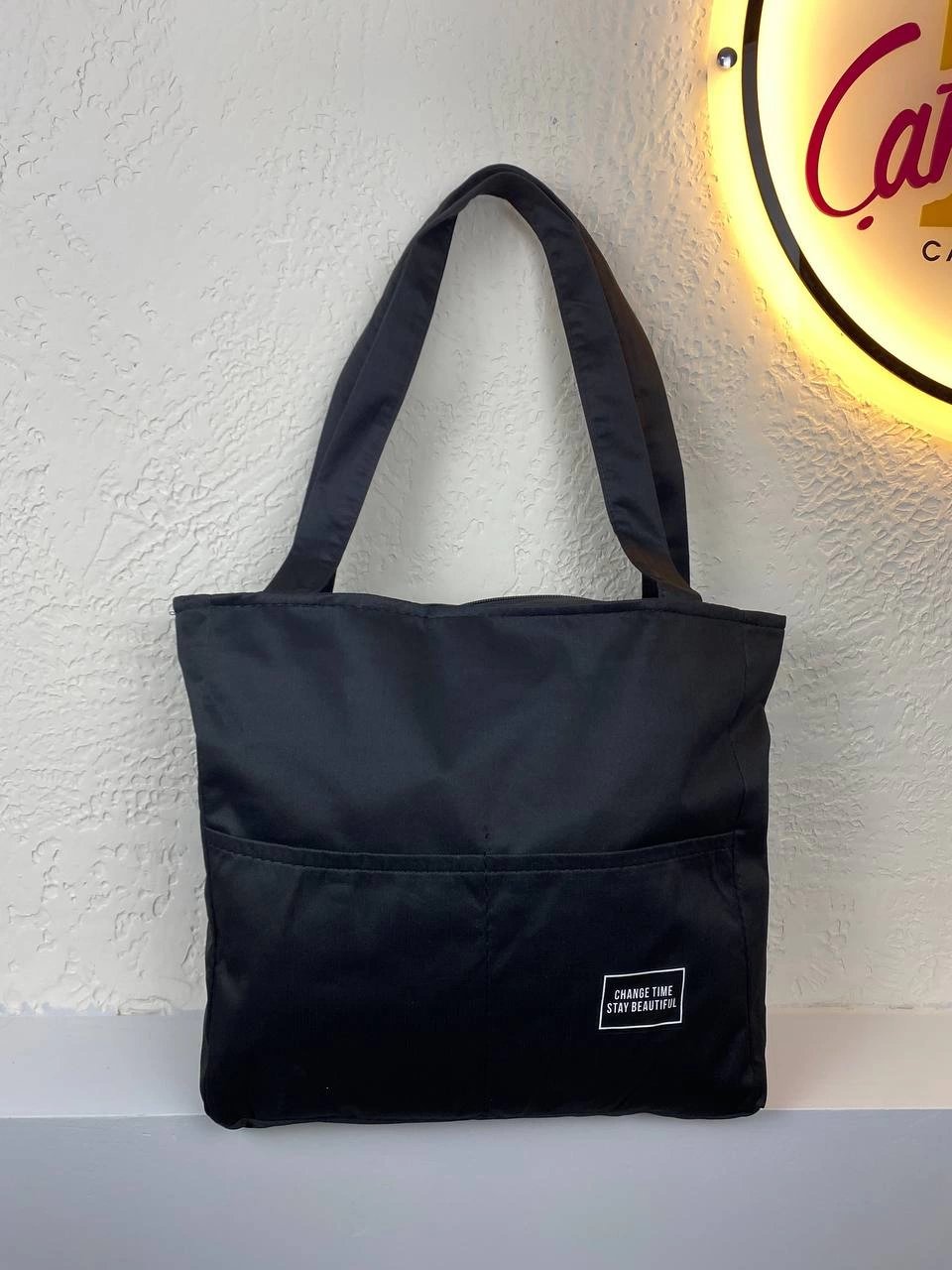 Siyah Renk Büyük Boy Kol Çanta