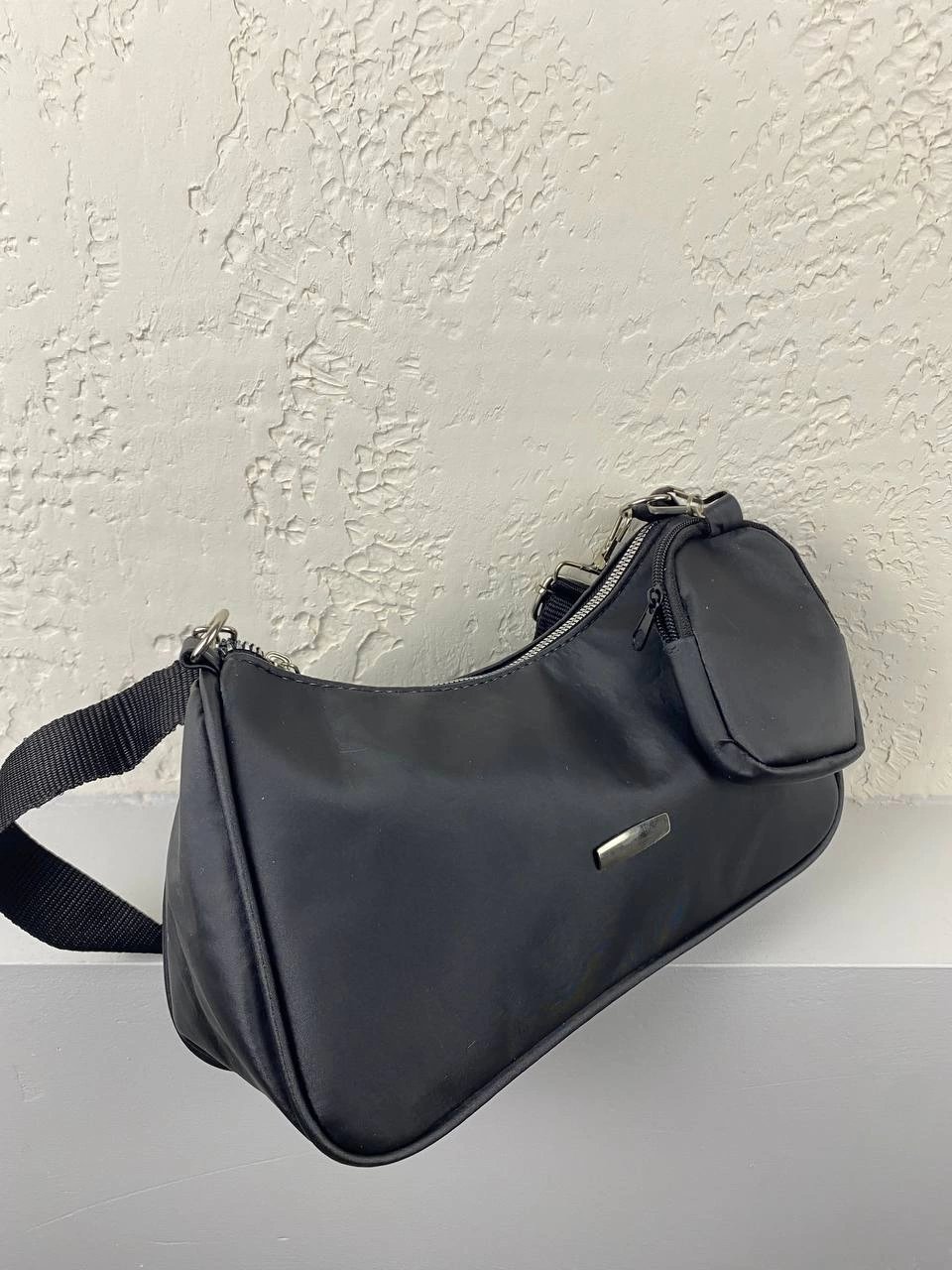 Siyah Renk Cüzdanlı Çanta