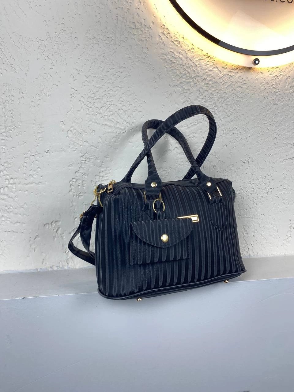 Siyah Renk Cüzdanlı Kol Çanta