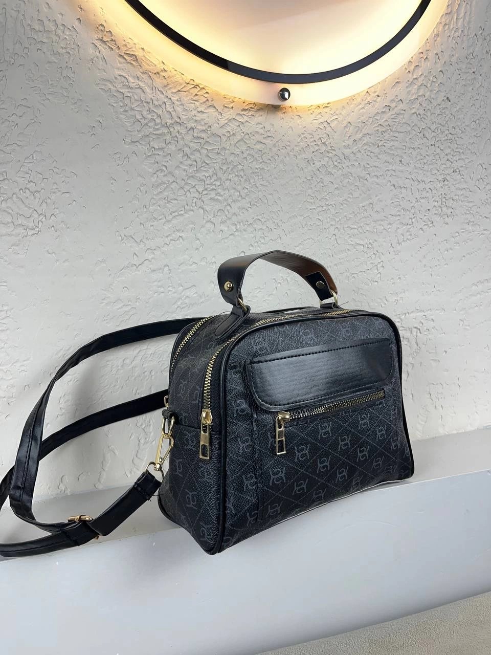 Siyah Renk KALİTE 3 Bölme Çanta CB6387