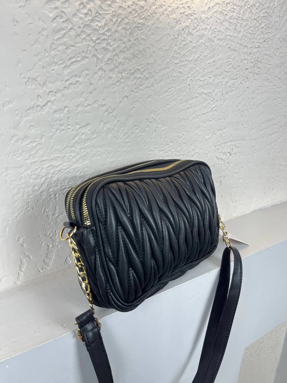 Siyah Renk Kalite 3 Bölme Çapraz Çanta CB3069