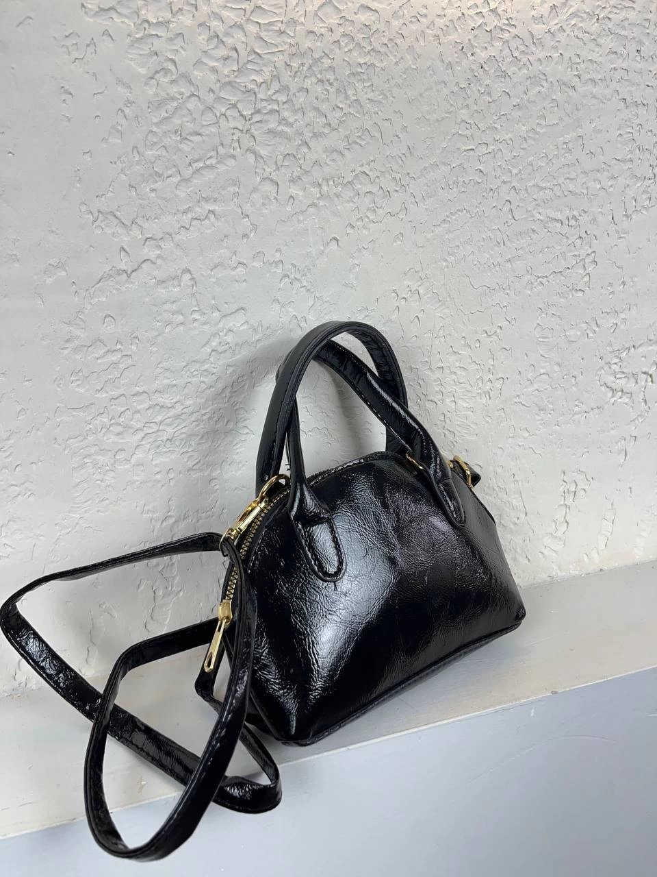 Siyah Renk Mini Boy Çanta CB1021