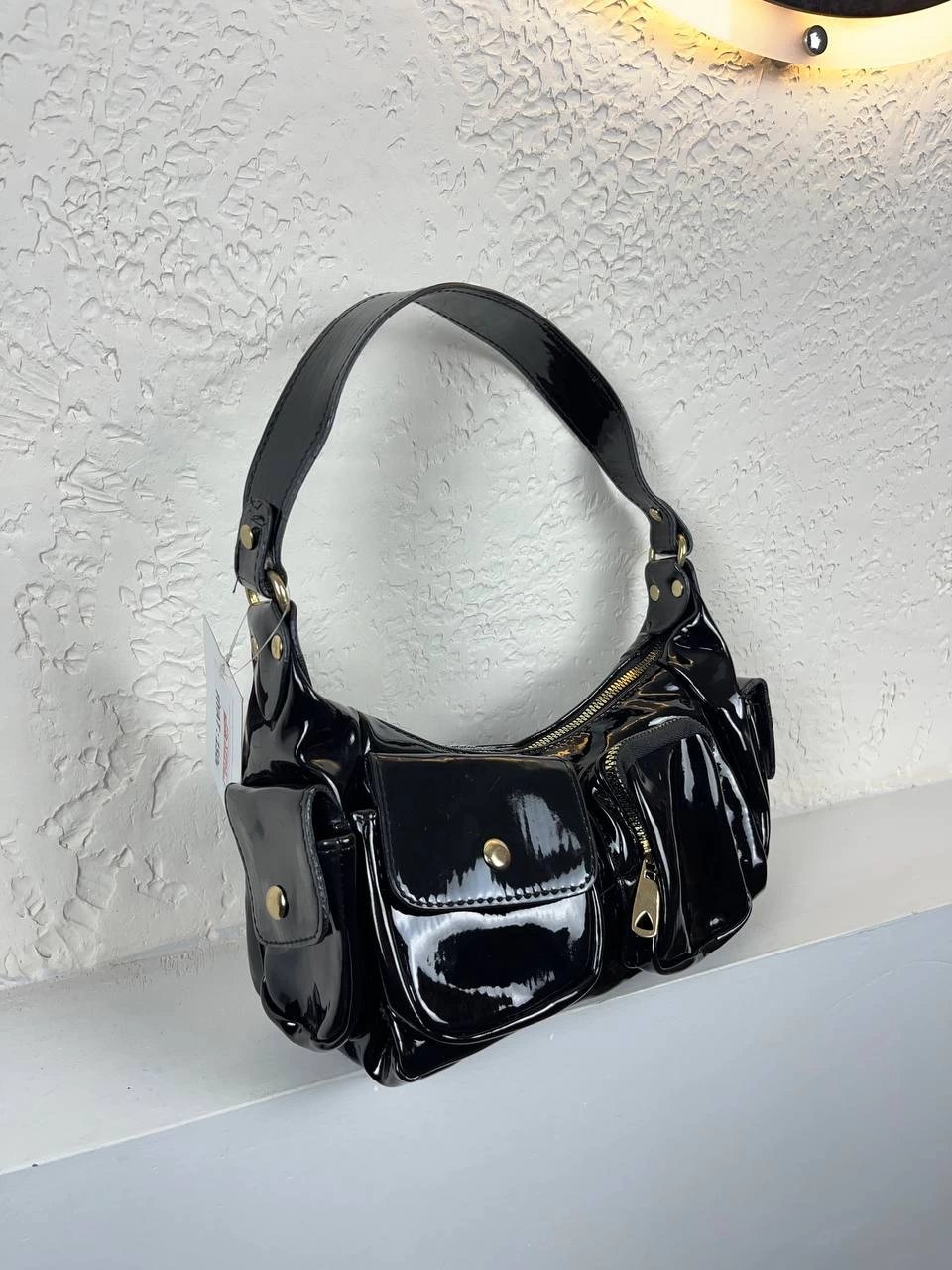 Siyah Renk Rugan Kol Çanta CB7412