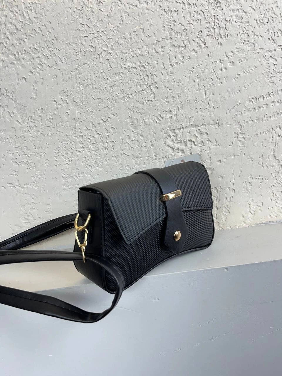 Siyah Renk Tokalı Çanta CB65446