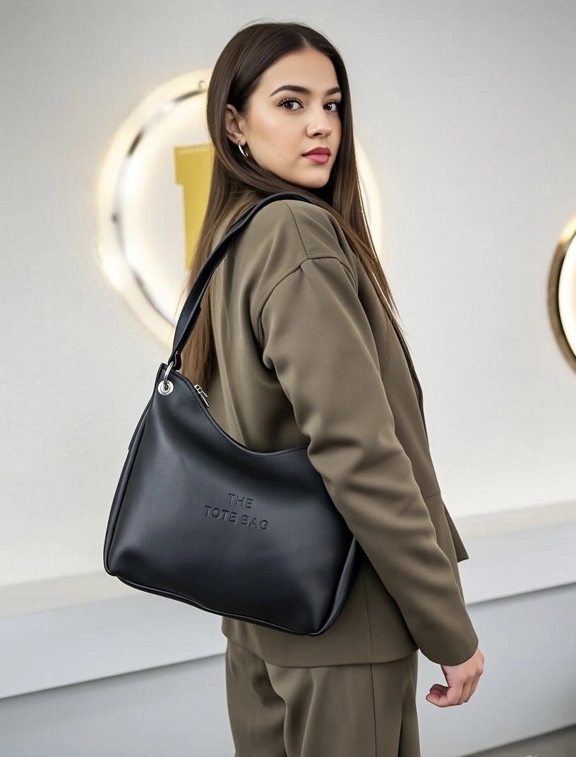 Siyah Renk Tote Kol Çanta CB79114