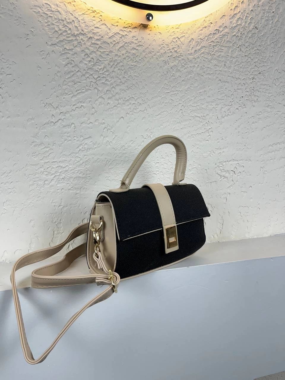 Siyah Renk Vizon Sap Kalite Çanta ikra2019