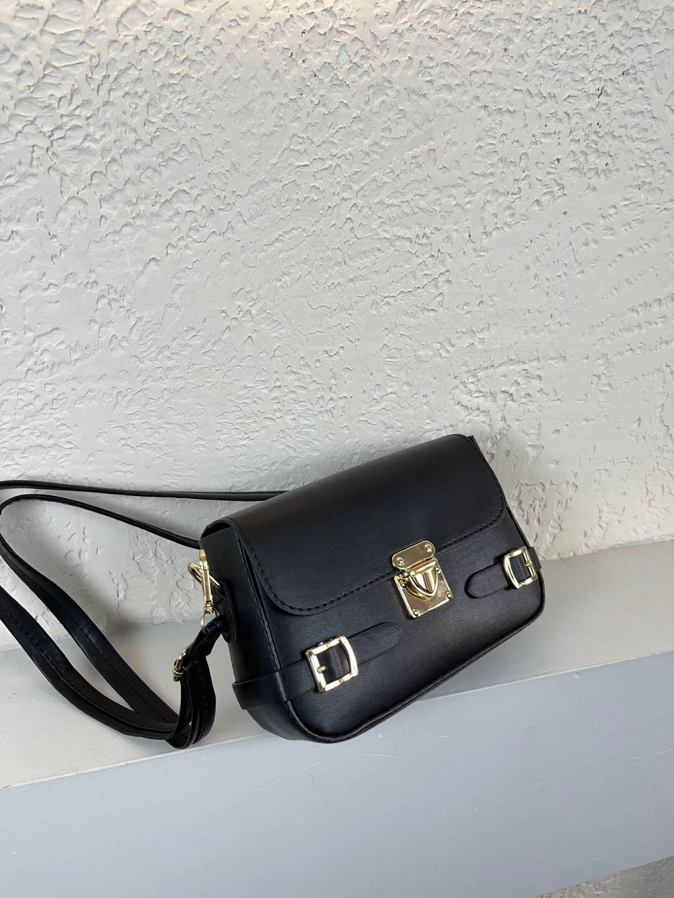 Siyah Renk Yandan Kemerli YENİ Çanta CB8514