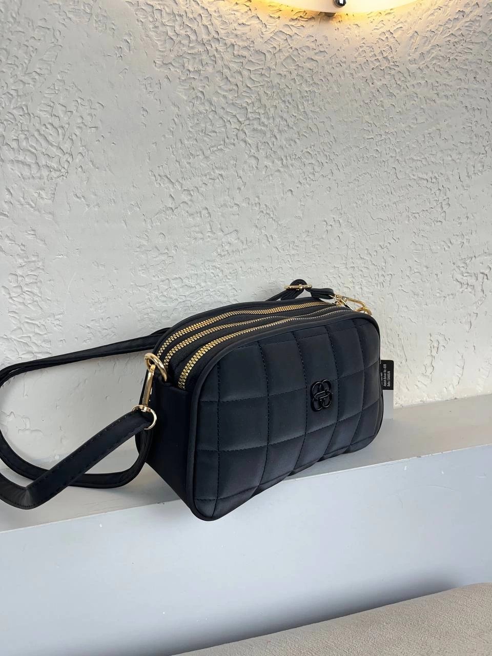 Siyah Renk YENİ 3 BÖLME KALİTE KAPİTONE ÇANTA CB0956