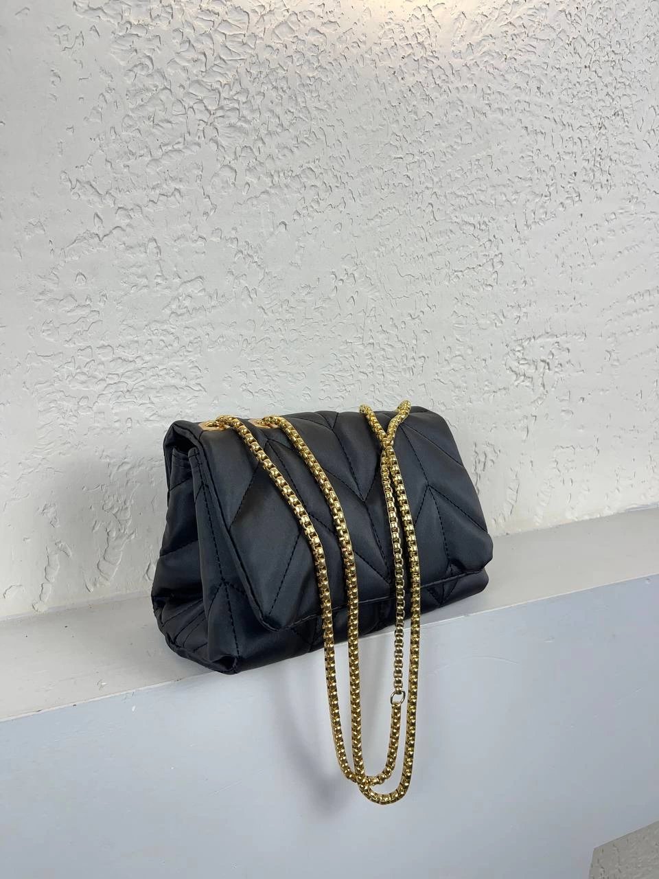 Siyah Renk YENİ Kapitone Çanta CB3941