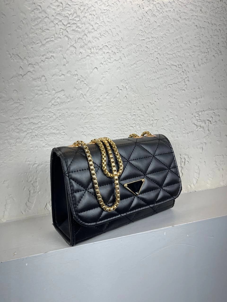 Siyah Renk YENİ KAPİTONE DMN ZİNCİRLİ Çanta CB5247