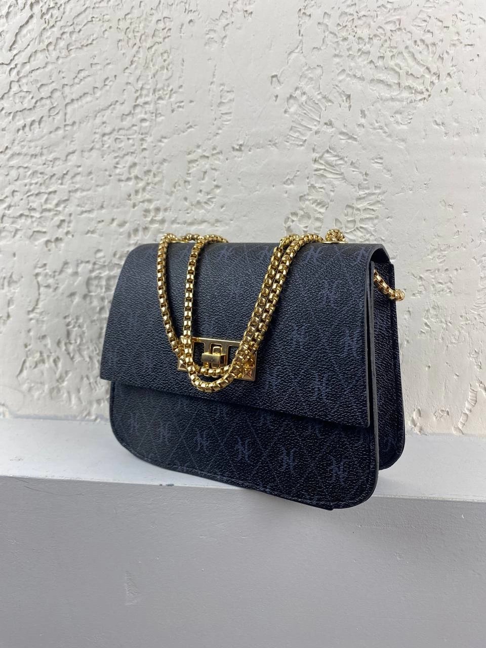 Siyah Renk Zincirli 2024 Kol Çanta