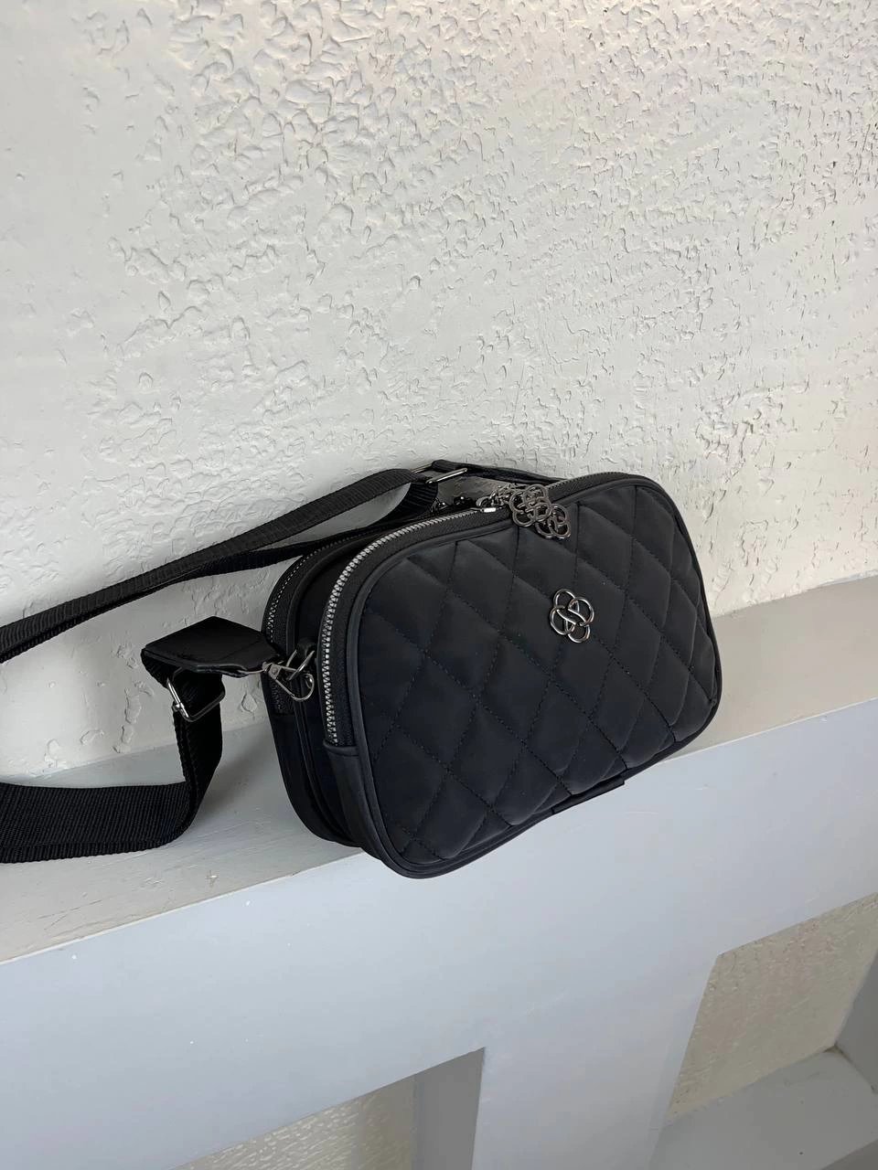 Siyah Renkli 2025 Kalite 2 Bölme Çanta CB23697